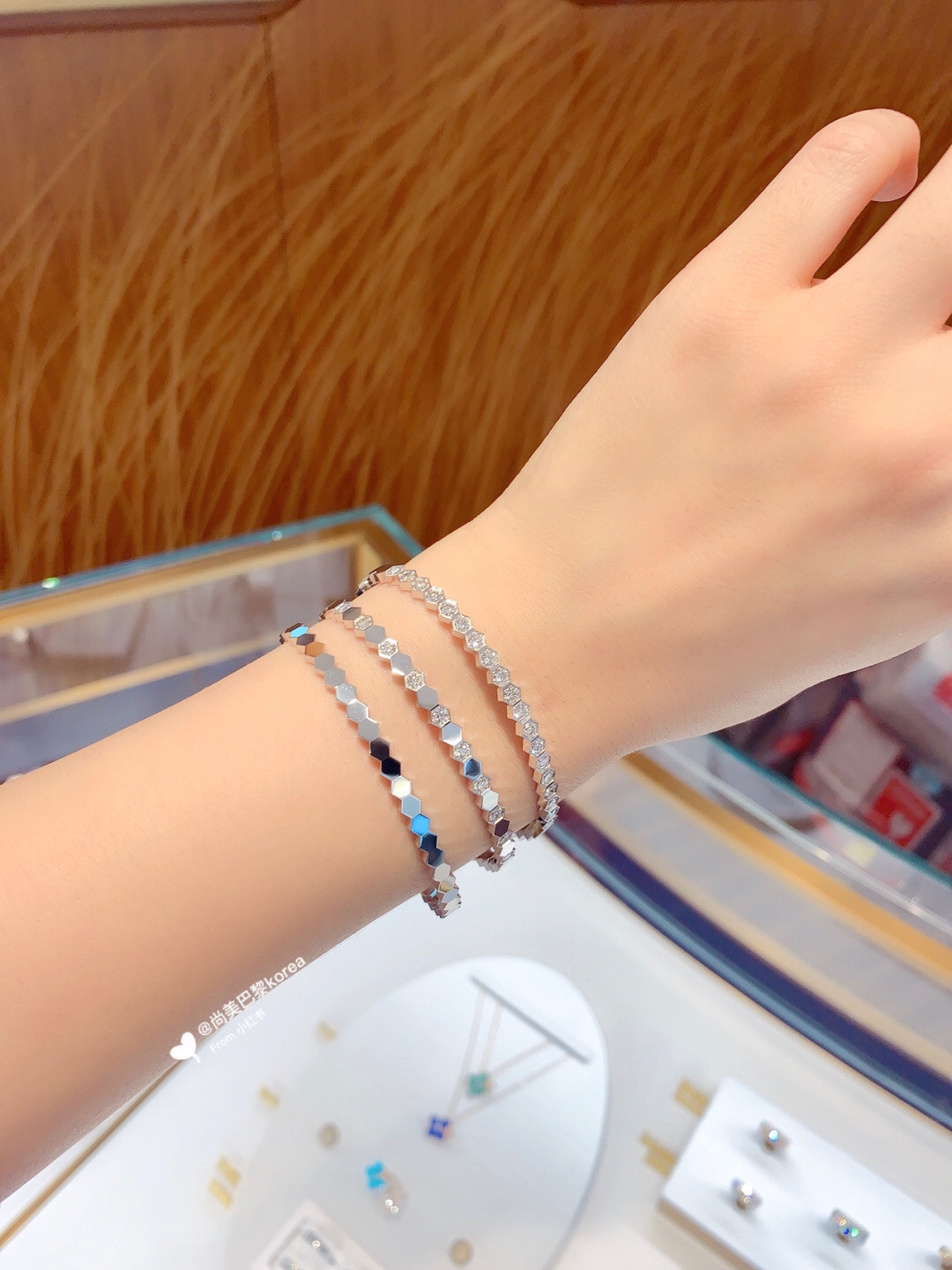 [Niche Series Jewelry]203214 [Our Product] Honeycomb Bracelet Z million Identi