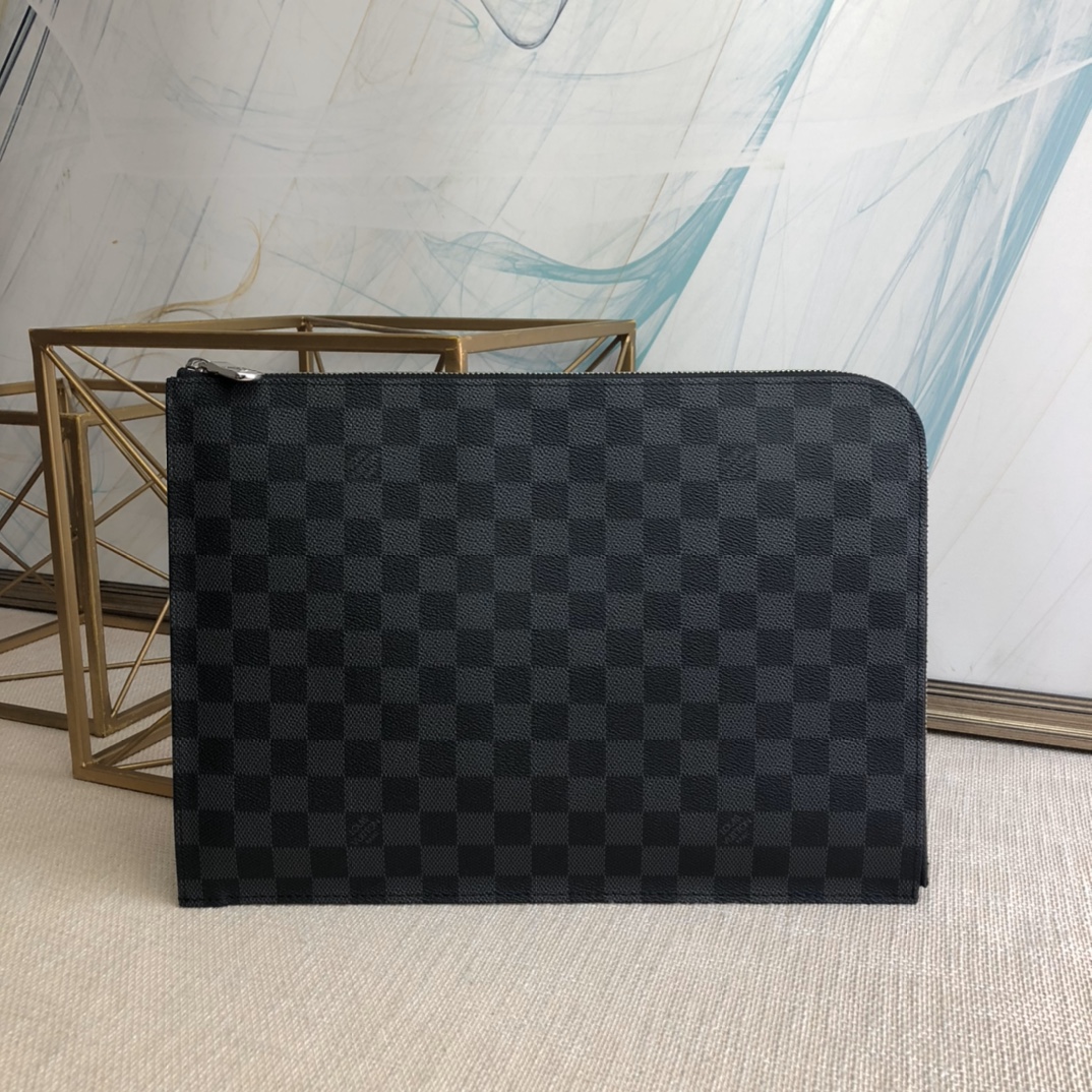 Louis Vuitton Bags Handbags Damier Graphite Pochette N41501