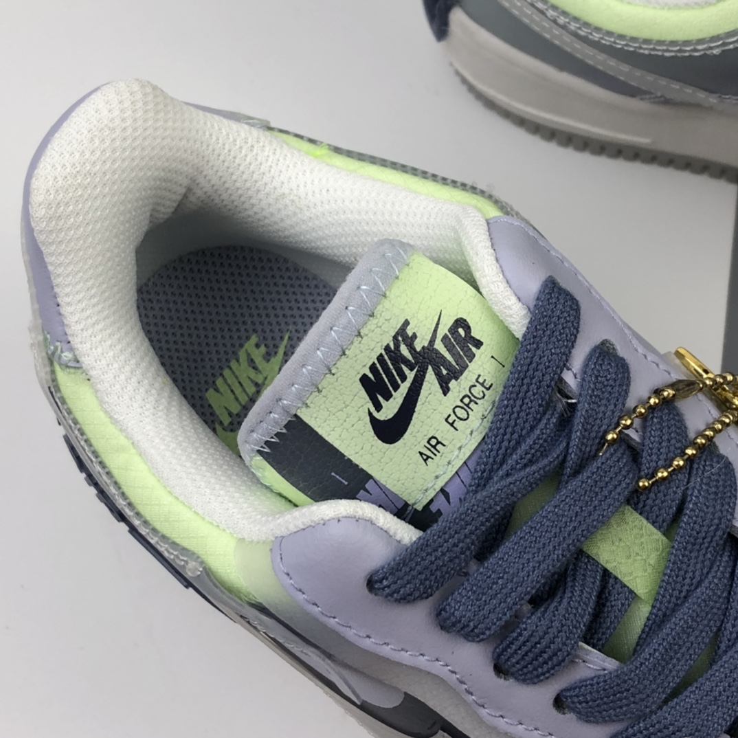 200 Nike Air Force 1 Shadow 空军一号轻量增高低帮百搭板鞋”拼接马卡龙” CK6561-001