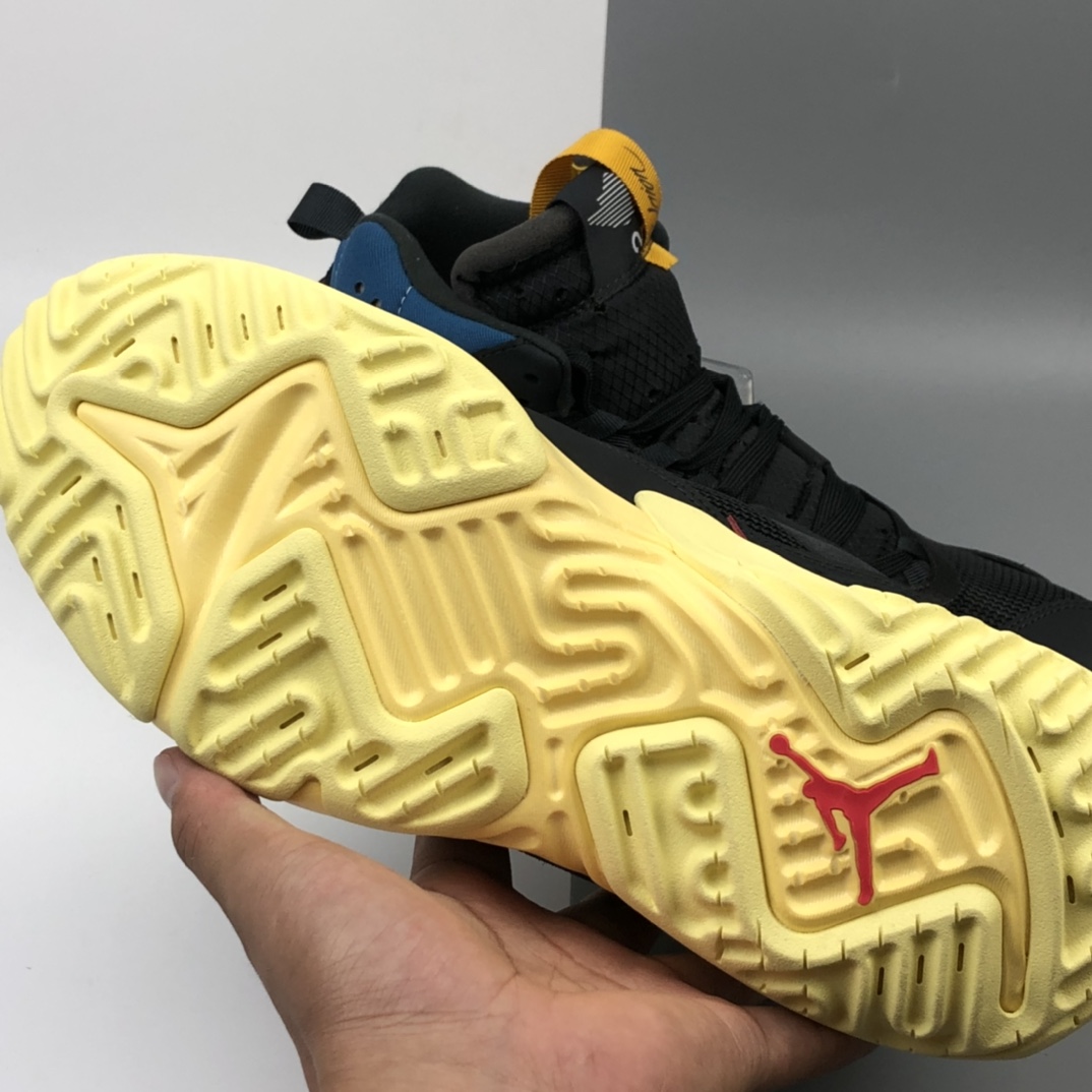 460 洛杉矶知名店铺Union LA x Air Jordan Delta React Mid”Off Noir”“黑蓝红棕黄”乔丹运动慢跑鞋 DA1951-001