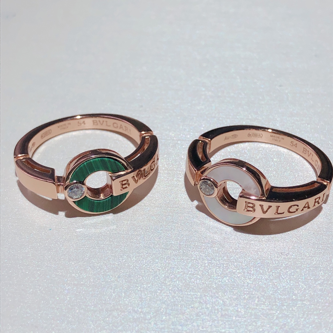 NO:102075,Time to run supporting facilities White Fritillaria/Malachite Ring Size 50#52#54#56#58#60#, Bulgari Ring, bvlgari,ring19860909时来运转配套 白贝母/孔雀石戒 尺寸50#52#54#56#58#60#,宝格丽戒指,bvlgari,ring,Jewelry