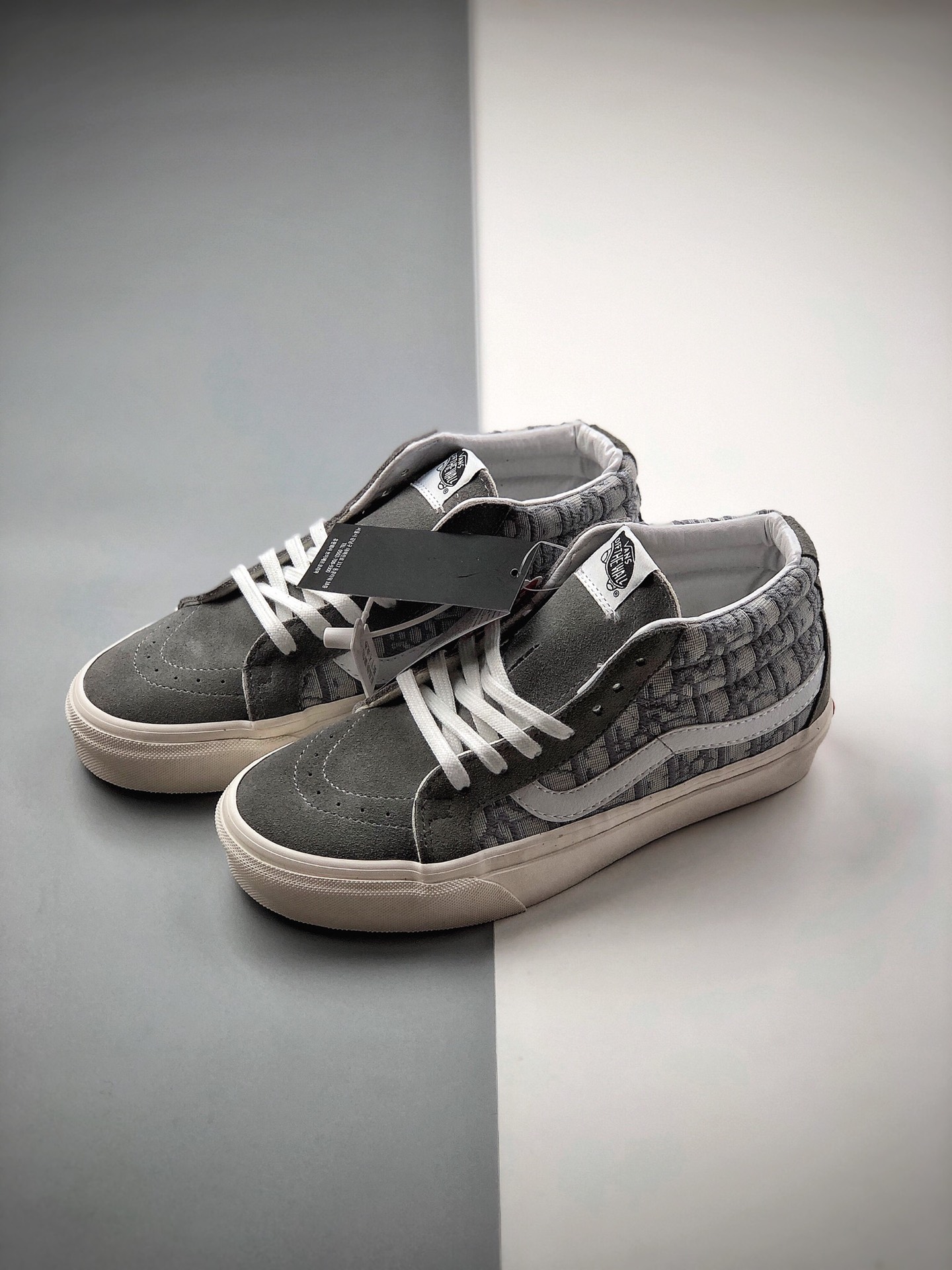 150  Dior x Vans Style 36 Decon SF“黑浅灰刺绣CD重影”万斯迪奥联名