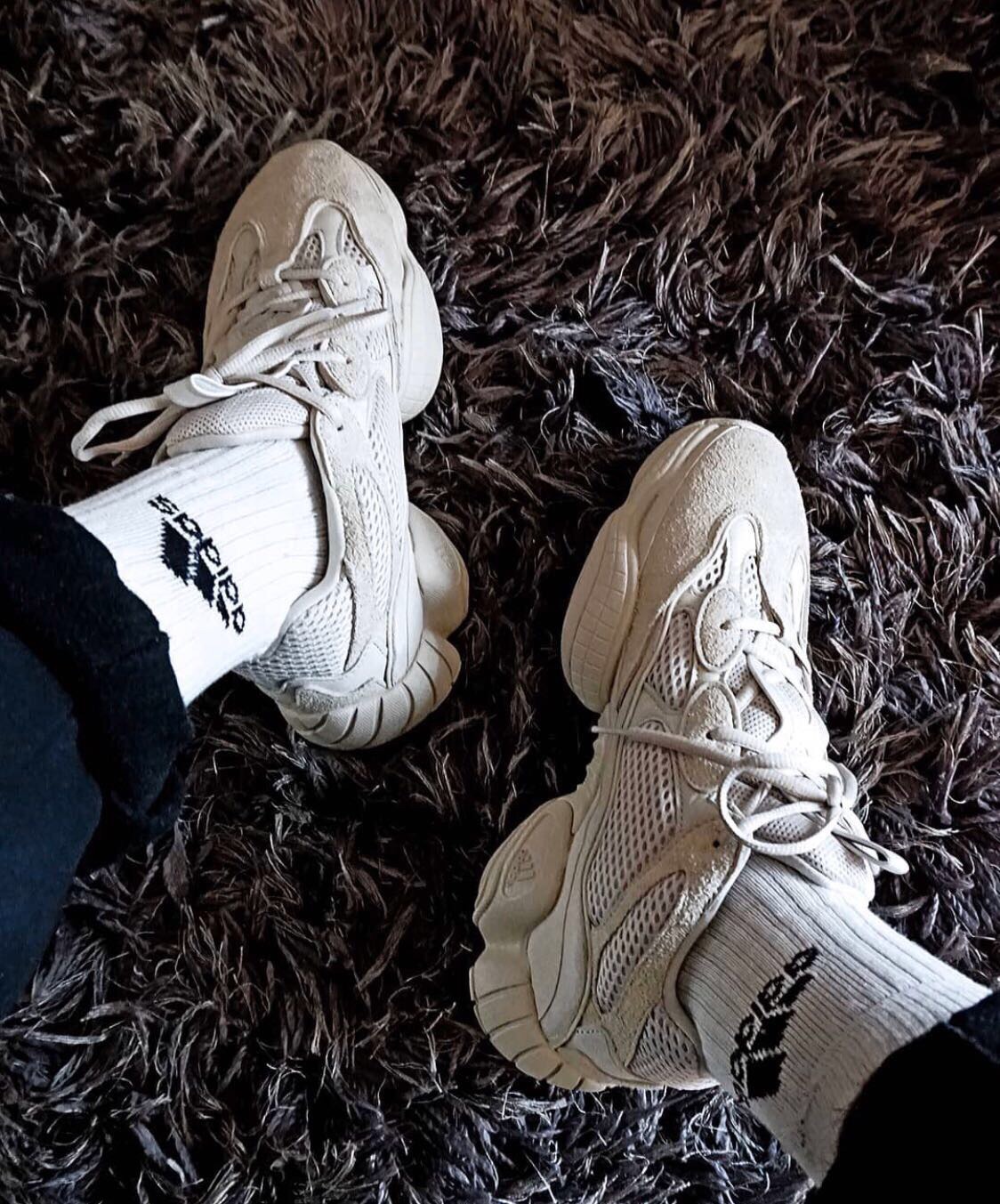 Yeezy 500 "Blush" 米白 精选上脚素材 驾驭示范#
