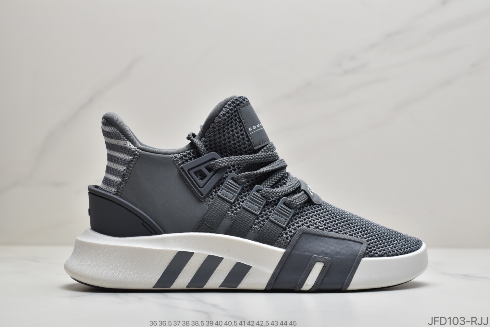 170 公司级三叶草adidas EQT BASK ADV支撑者系列 针织轻便复古慢跑鞋 FU9677