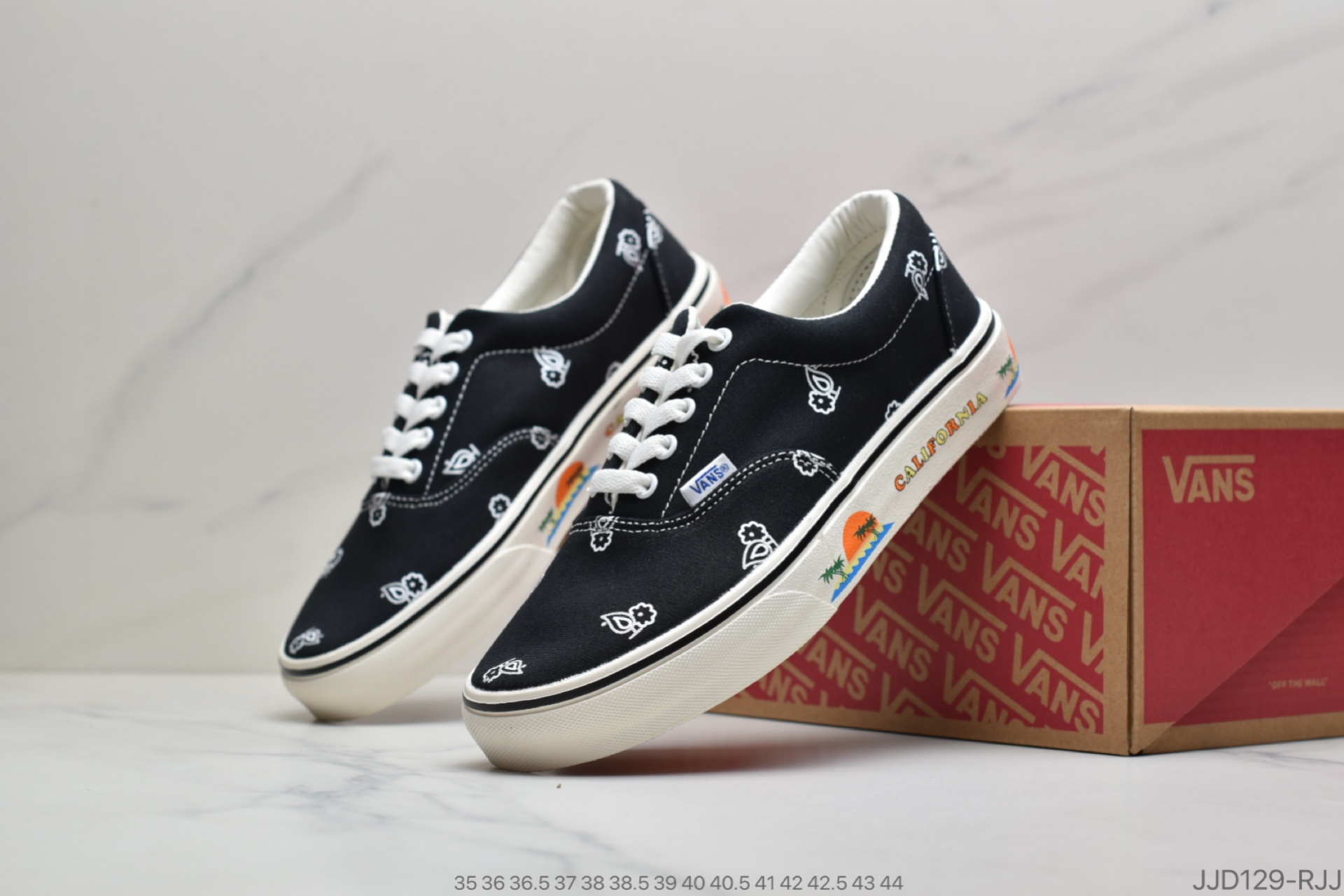 130 公司级 万斯 Vans Vault Era VIt LX 落日余晖 安娜海姆 腰果花