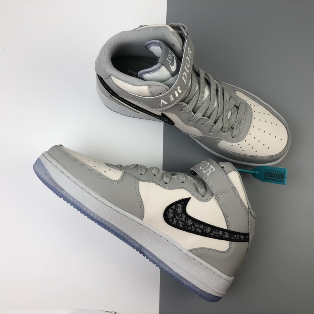 290 Dior x Nike Air Force 1 MID 迪奥全新联名 空军一号百搭休闲运板动鞋 CT1266-700