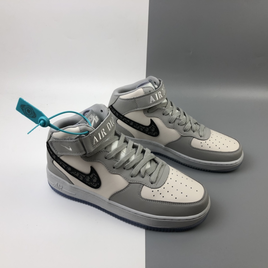 290 Dior x Nike Air Force 1 MID 迪奥全新联名 空军一号百搭休闲运板动鞋 CT1266-700