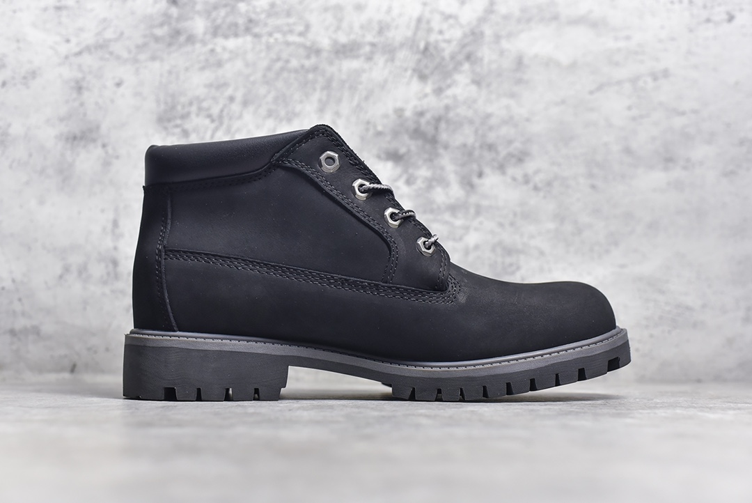 Timberland Fatigue Chukka Nubuck Boots经典户外短筒百搭工装马丁靴“全黑武士” TB032085-001