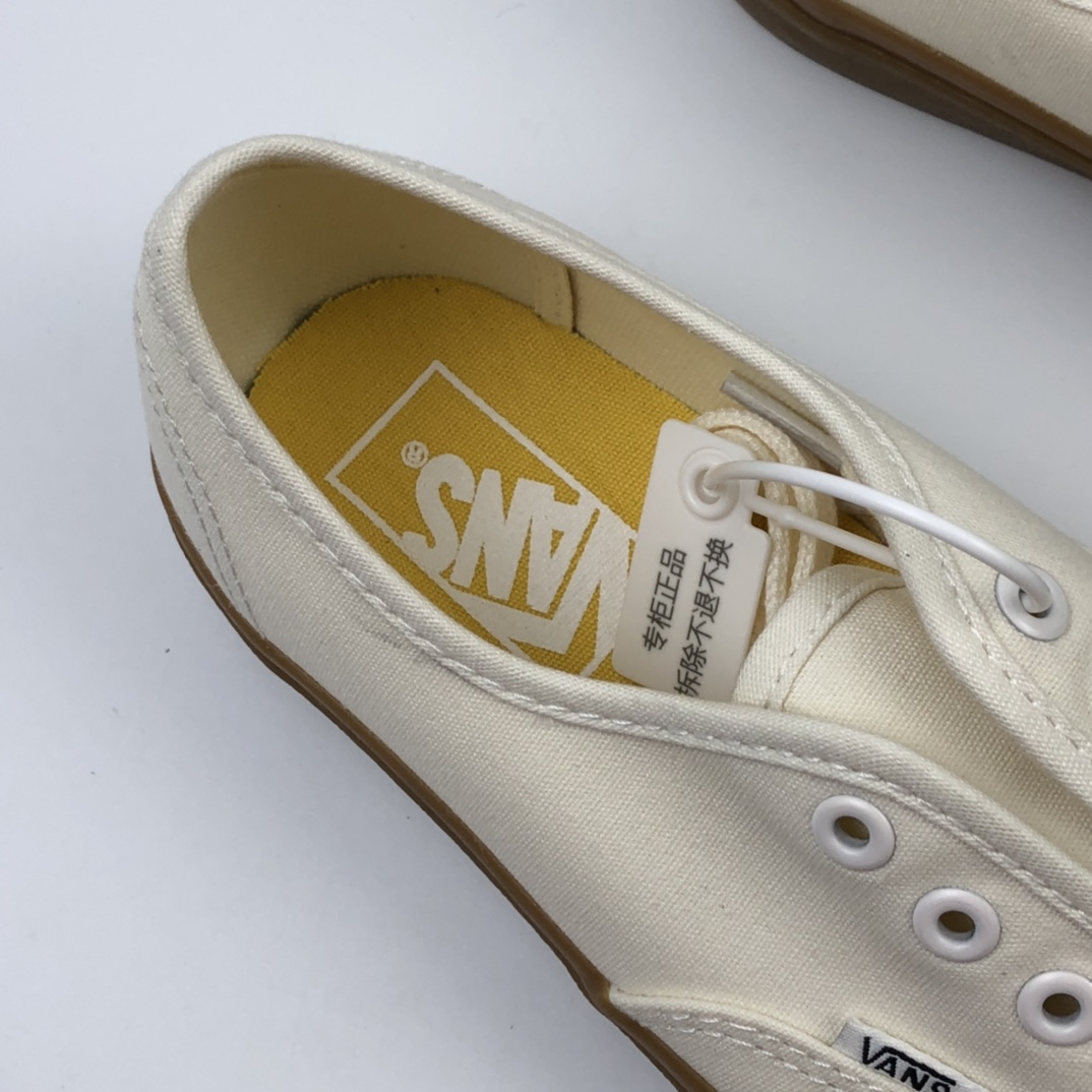 140 Vans Authentic Lx 半月包头生胶底米白帆布滑板鞋 VN0A2Z5L18G