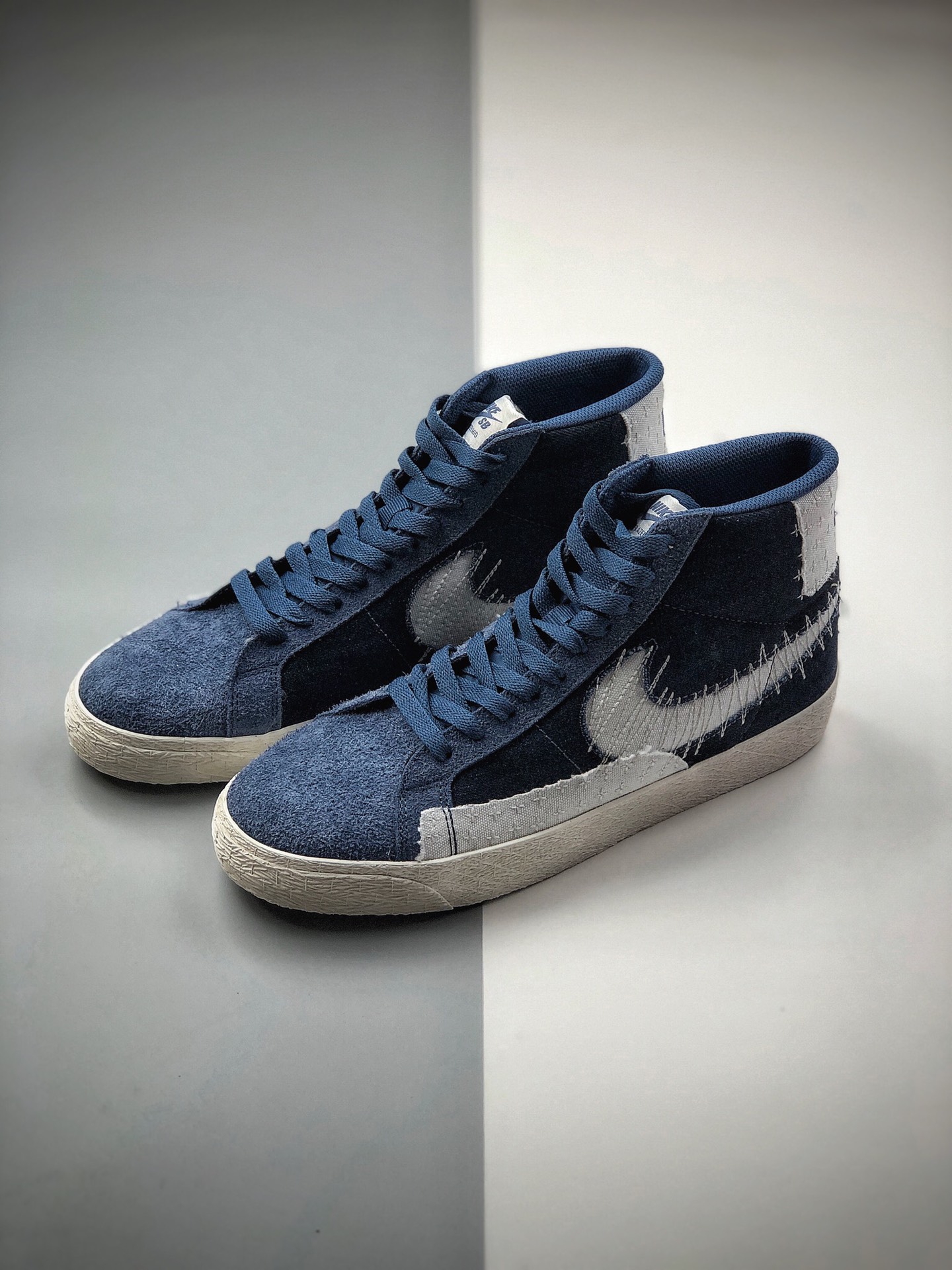 200 Nike SB Zoom Blazer Mid PRM 王一博同款开拓者高帮休闲运动板鞋 CT0715-400