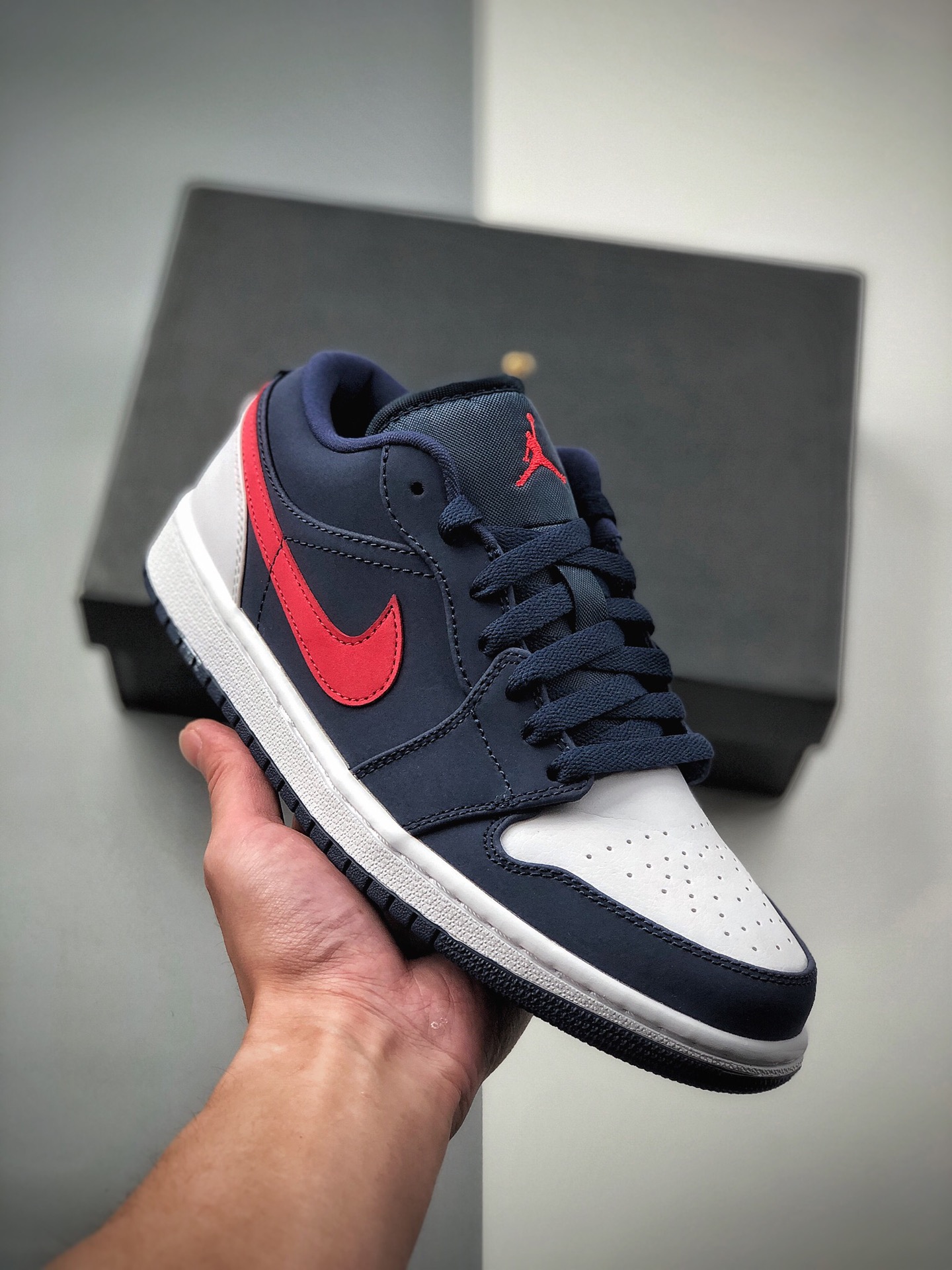 Air Jordan 1 Low AJ1 de caña baja, zapatos originales de la empresa comprados y re-diseñados con nuevos moldes, rechaza…