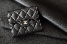 Chanel Classic Flap Bag Wallet All Steel Cowhide