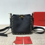 Valentino Replicas
 Bags Handbags Platinum Calfskin Cowhide Garavani Rockstud Mini