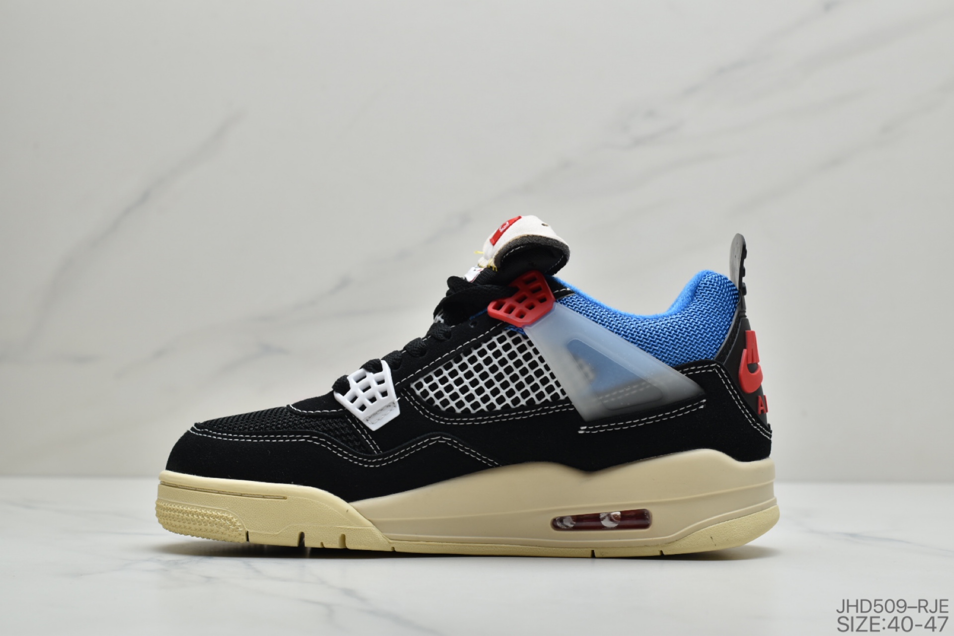 190 公司级洛杉矶知名店铺Union LA x Nike Air Jordan 4 Retro SP”Off Noir”迈克尔·乔丹DC9533-001