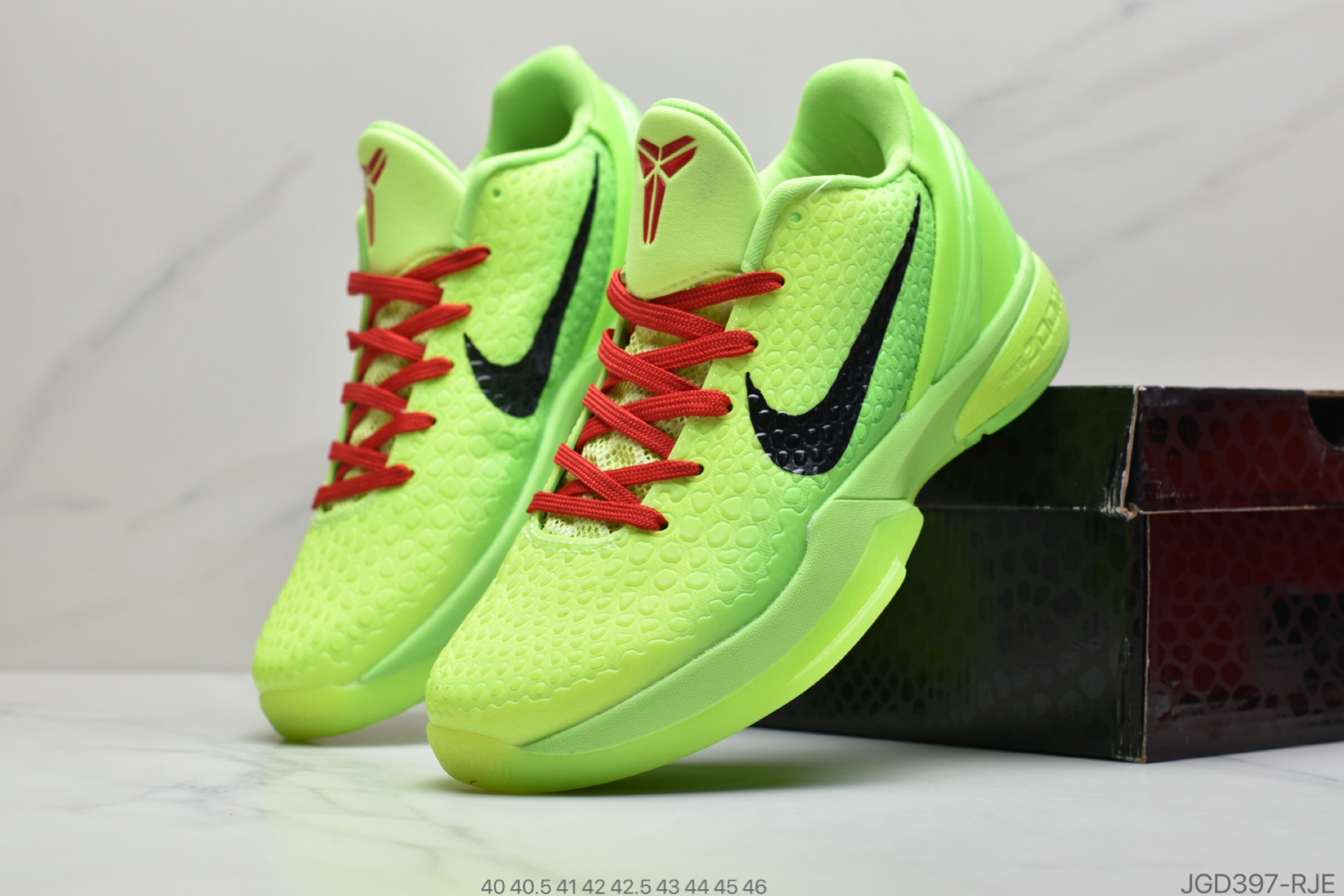 180 公司级 耐克 NIKEKobe6Protro“”Del Sol”BM黑曼巴首发专业实战篮球鞋CW2190-001