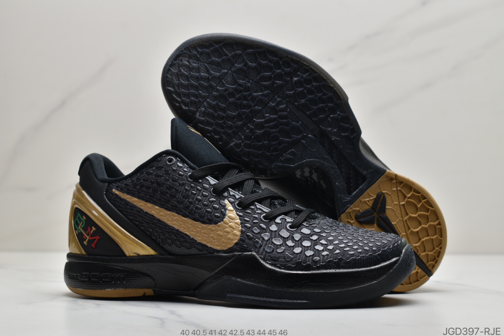 180 公司级 耐克 NIKEKobe6Protro“”Del Sol”BM黑曼巴首发专业实战篮球鞋CW2190-001