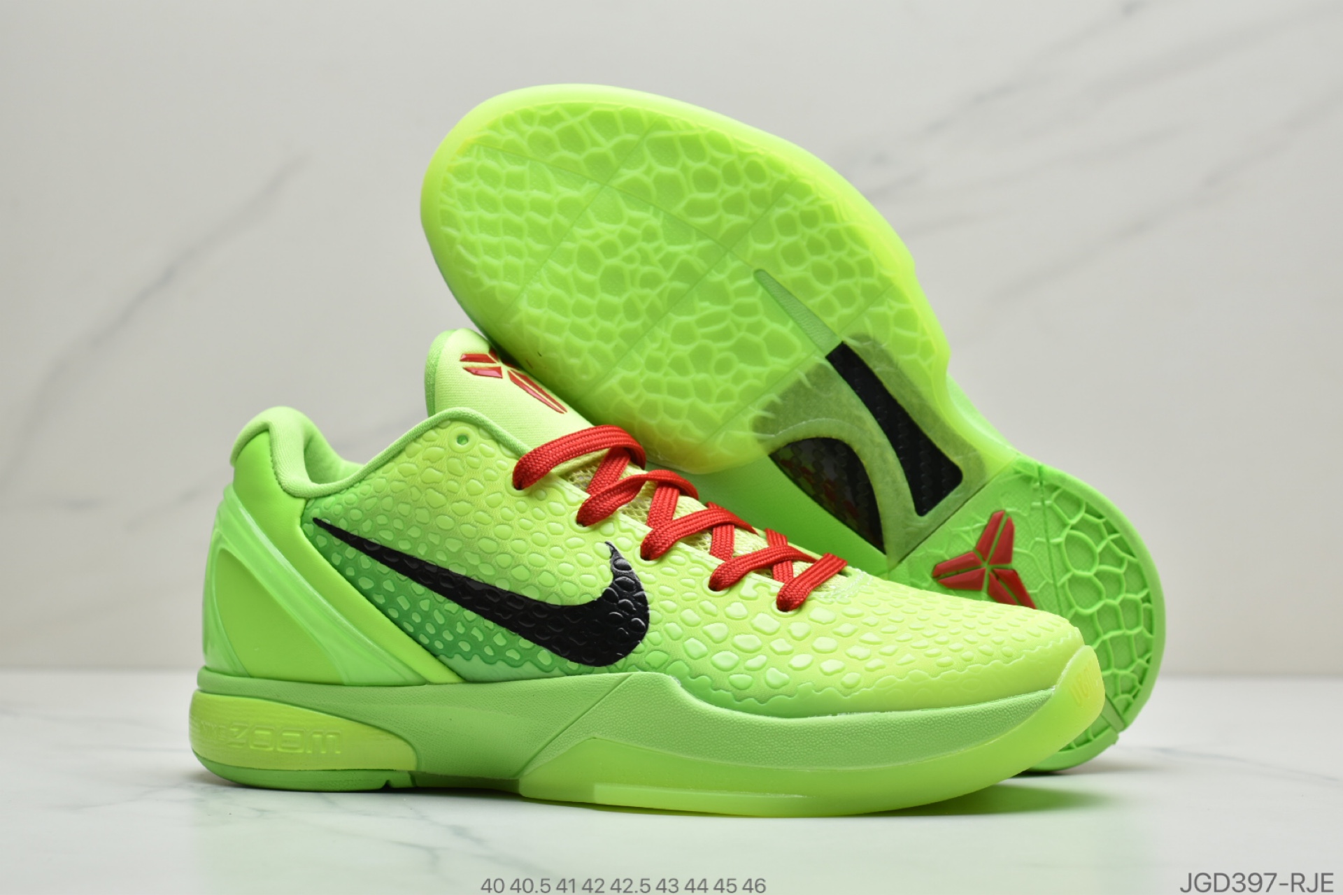 180 公司级 耐克 NIKEKobe6Protro“”Del Sol”BM黑曼巴首发专业实战篮球鞋CW2190-001