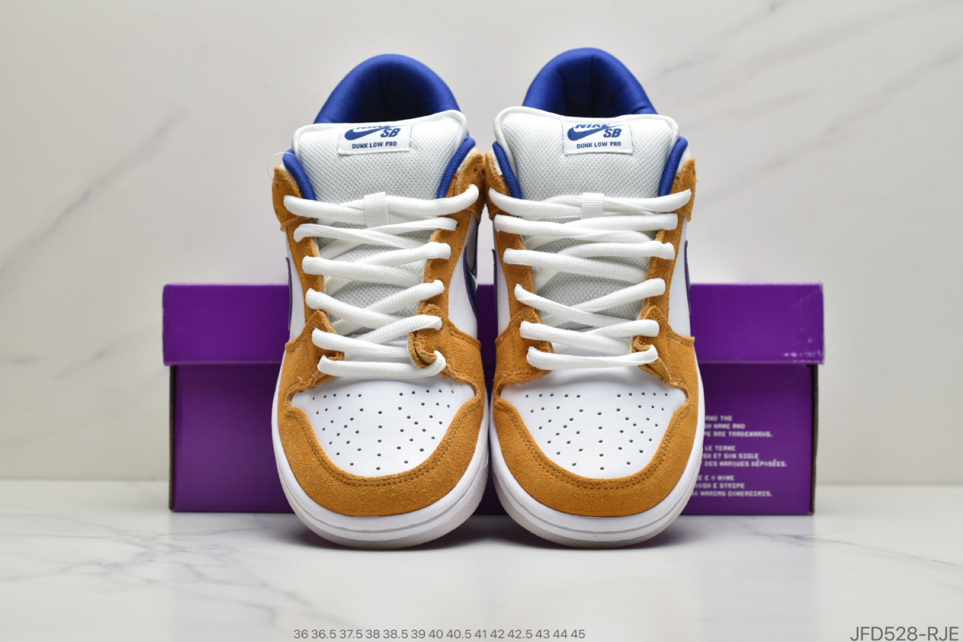 170 公司级 Nk SB Dunk Low Laser Orange 湖人紫金配色进口皮料 BQ6817-800