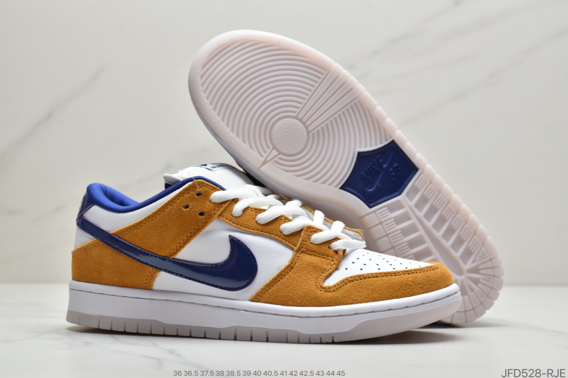 170 公司级 Nk SB Dunk Low Laser Orange 湖人紫金配色进口皮料 BQ6817-800