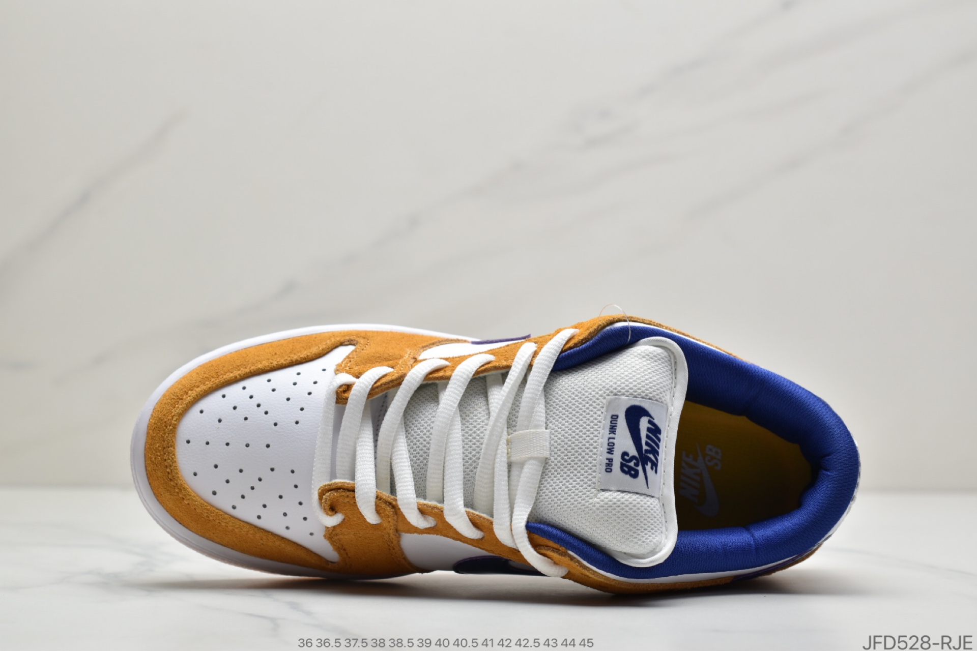 170 公司级 Nk SB Dunk Low Laser Orange 湖人紫金配色进口皮料 BQ6817-800