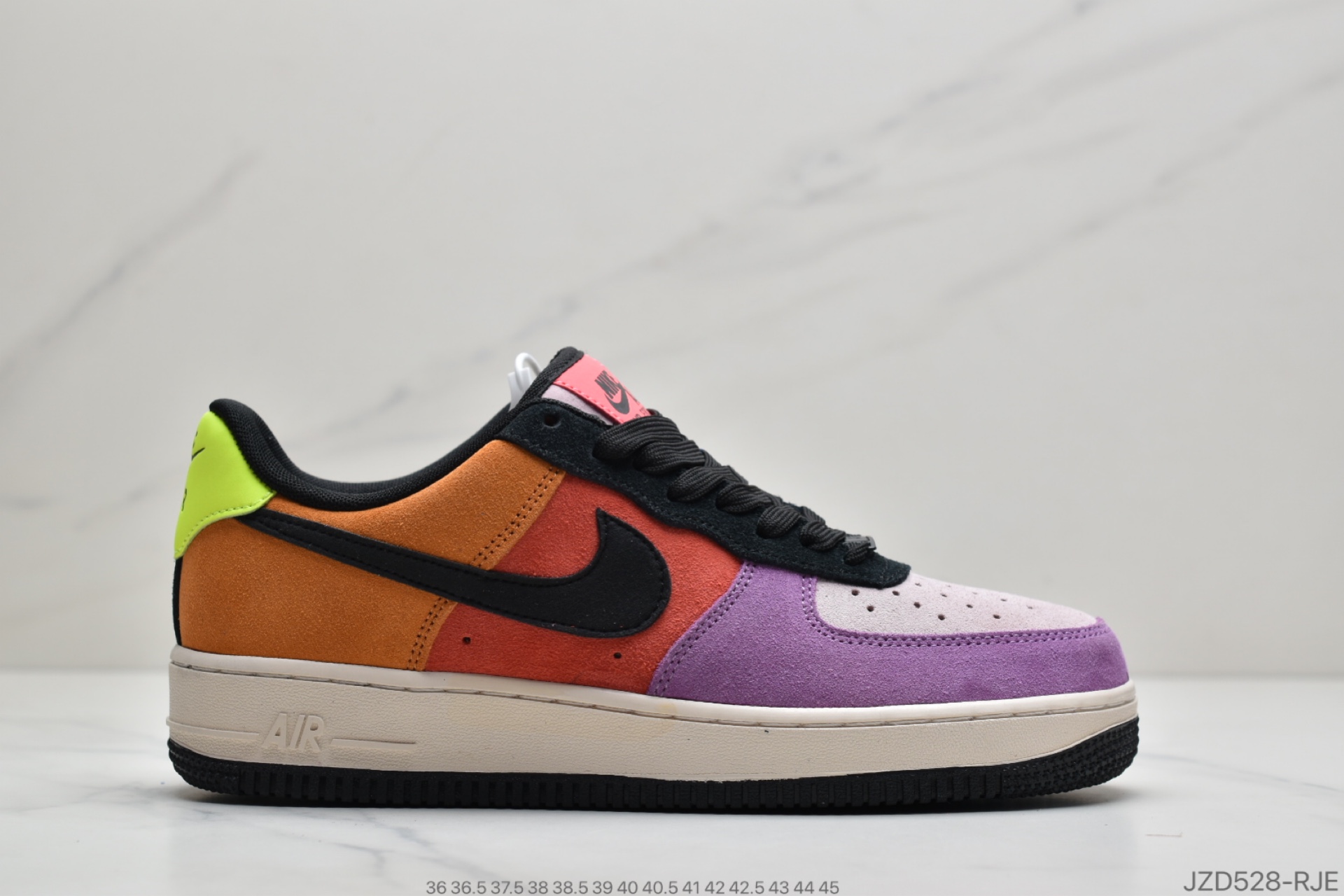 140 公司级耐克 Nike Air Force 1 解构灰黄拼接 CQ6367-001