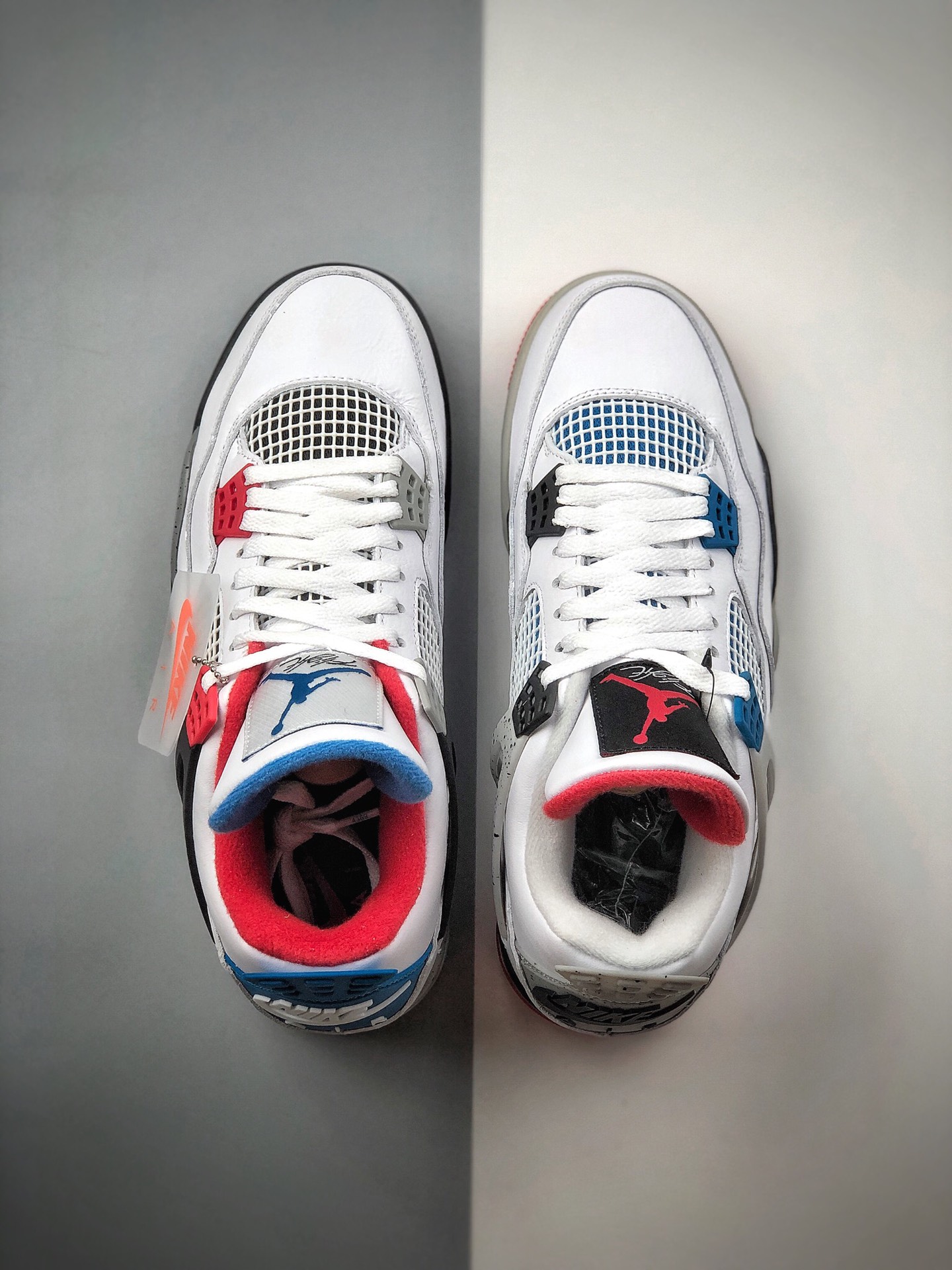 520 纯原 Air Jordan 4 SE What the 4 红蓝鸳鸯 CI1184-146