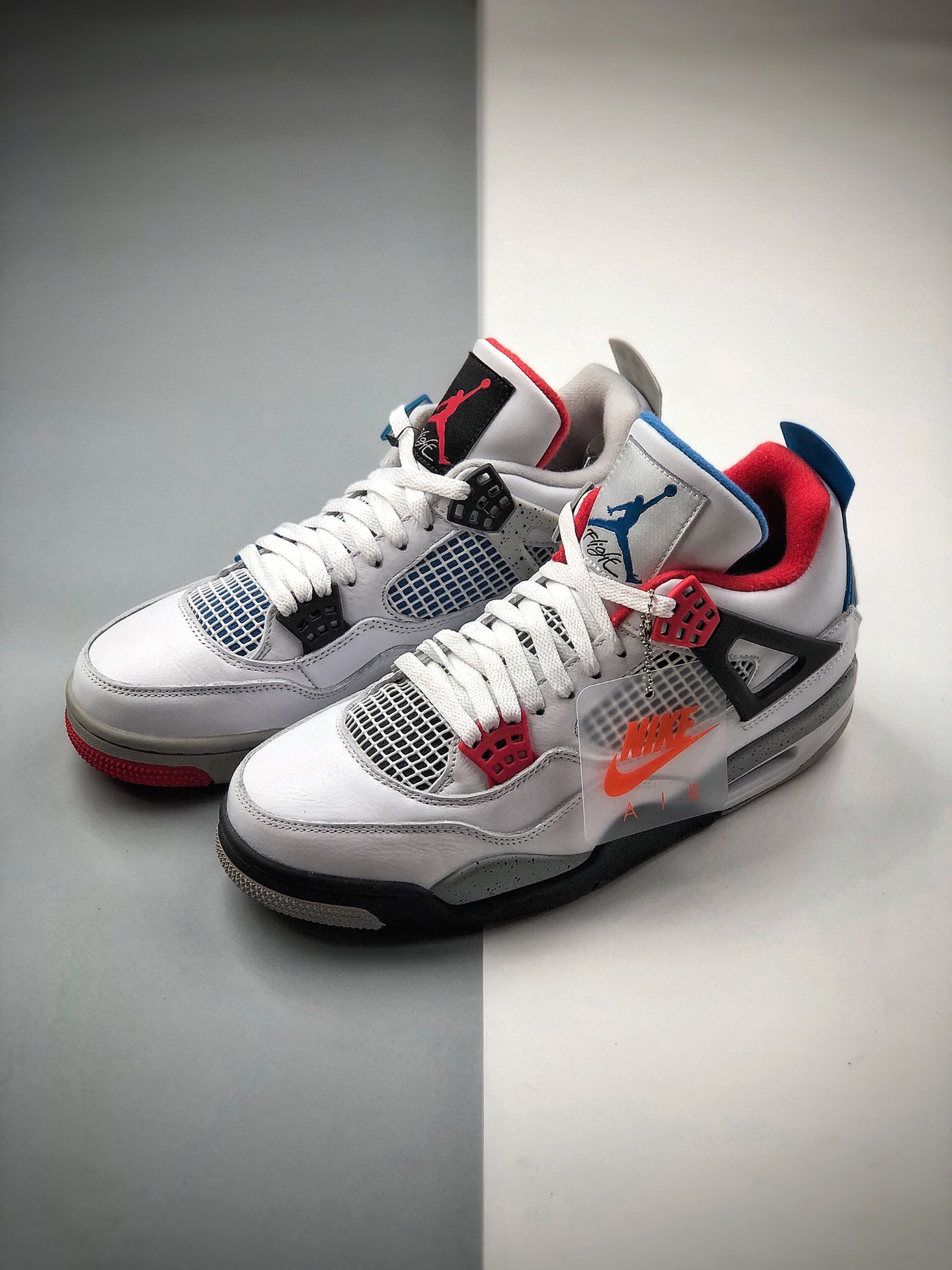 520 纯原 Air Jordan 4 SE What the 4 红蓝鸳鸯 CI1184-146