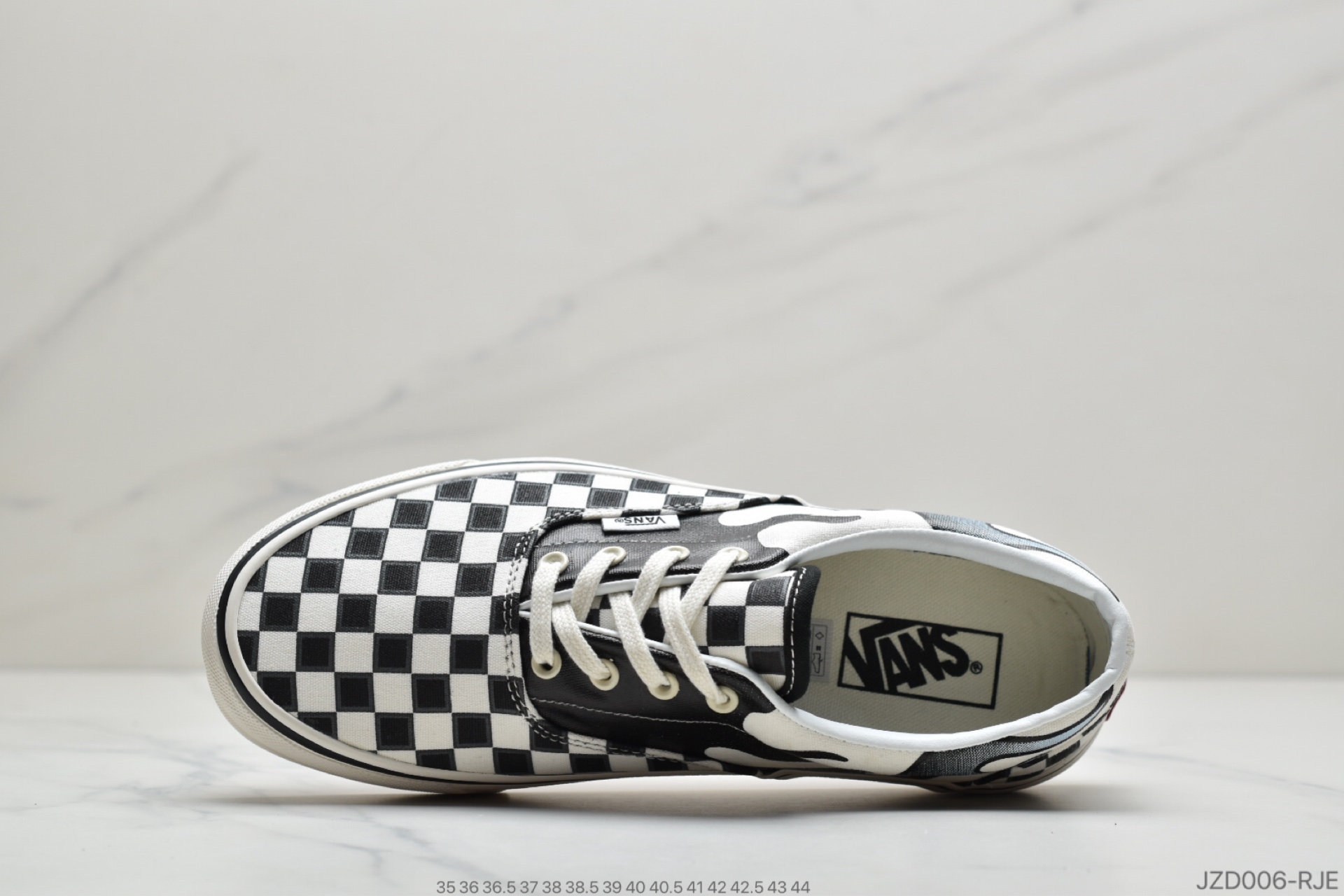 140 公司级万斯VANS 范斯火焰黑白棋盘格slip on VN000EYEBWW