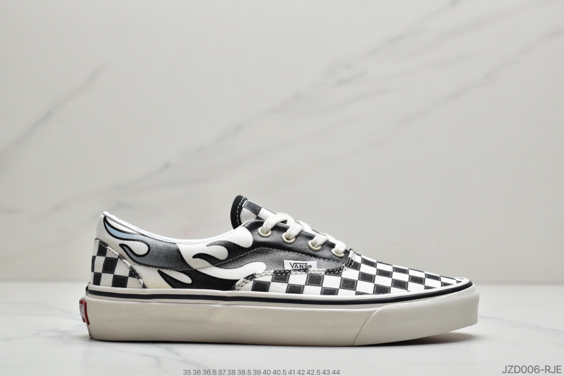 140 公司级万斯VANS 范斯火焰黑白棋盘格slip on VN000EYEBWW