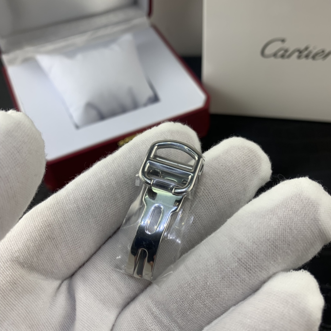 Cartier 皇家 卡地亚蓝气球系列月相镶钻女表