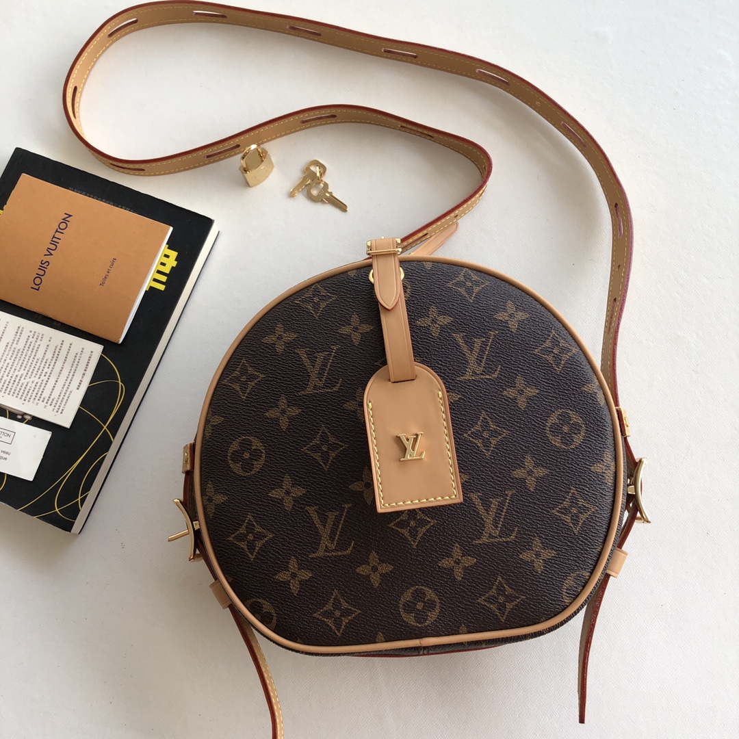 Replica 2023 Perfect Luxury
 Louis Vuitton LV Boite Chapeau Bags Handbags Monogram Canvas Spring/Summer Collection M52294