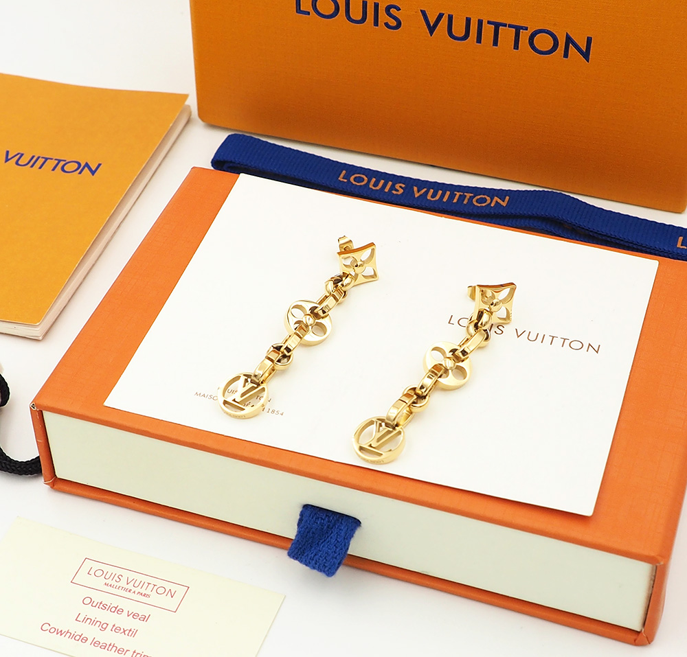 路易威登 Louis Vuitton 传世高定珠宝耳环项链戒指首饰 #A2A9BDC1 3