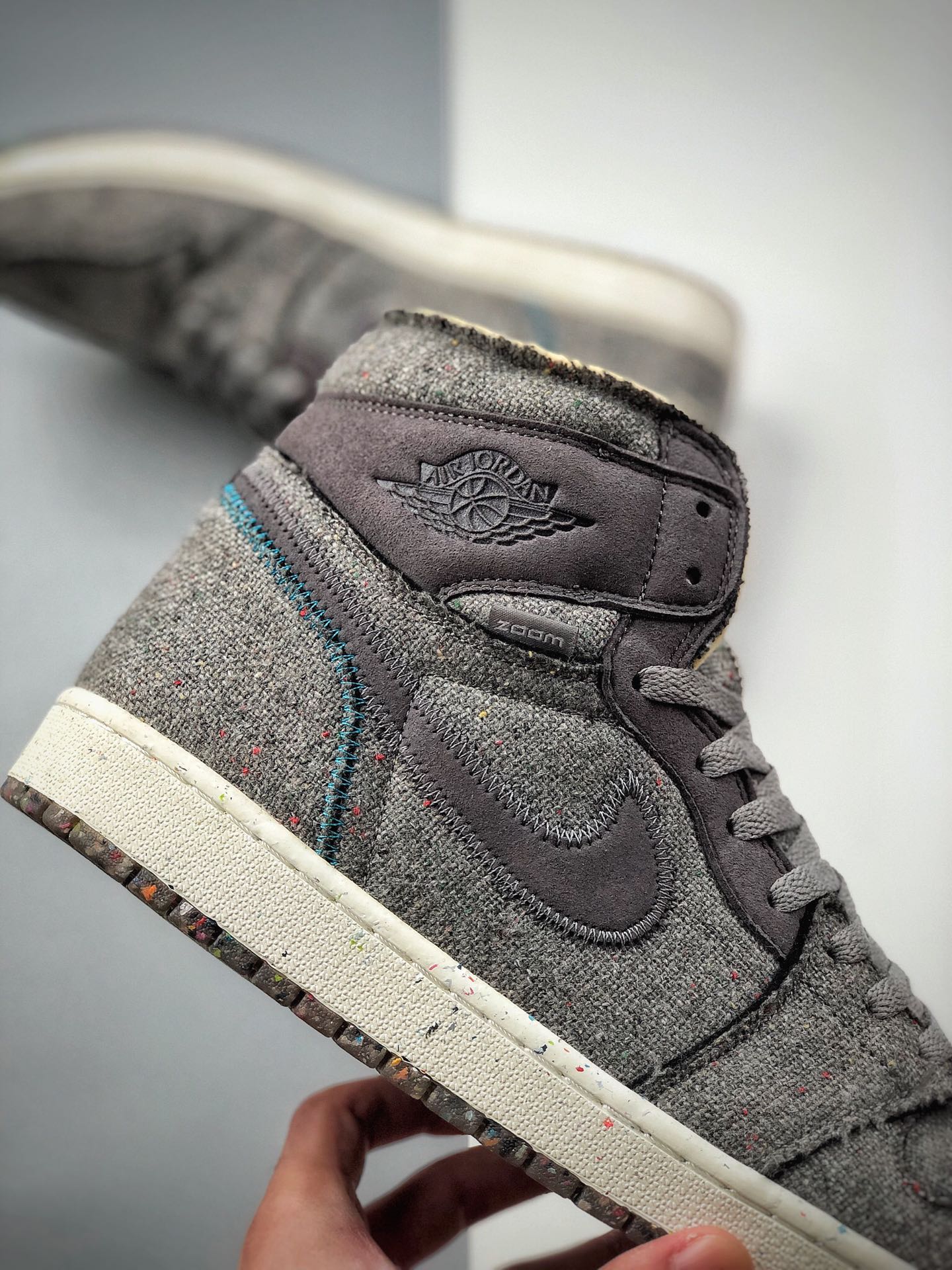 300 Air Jordan 1 Retro High OG 高帮 毛衣牛仔 AJ1 乔丹1代 CW2414-010