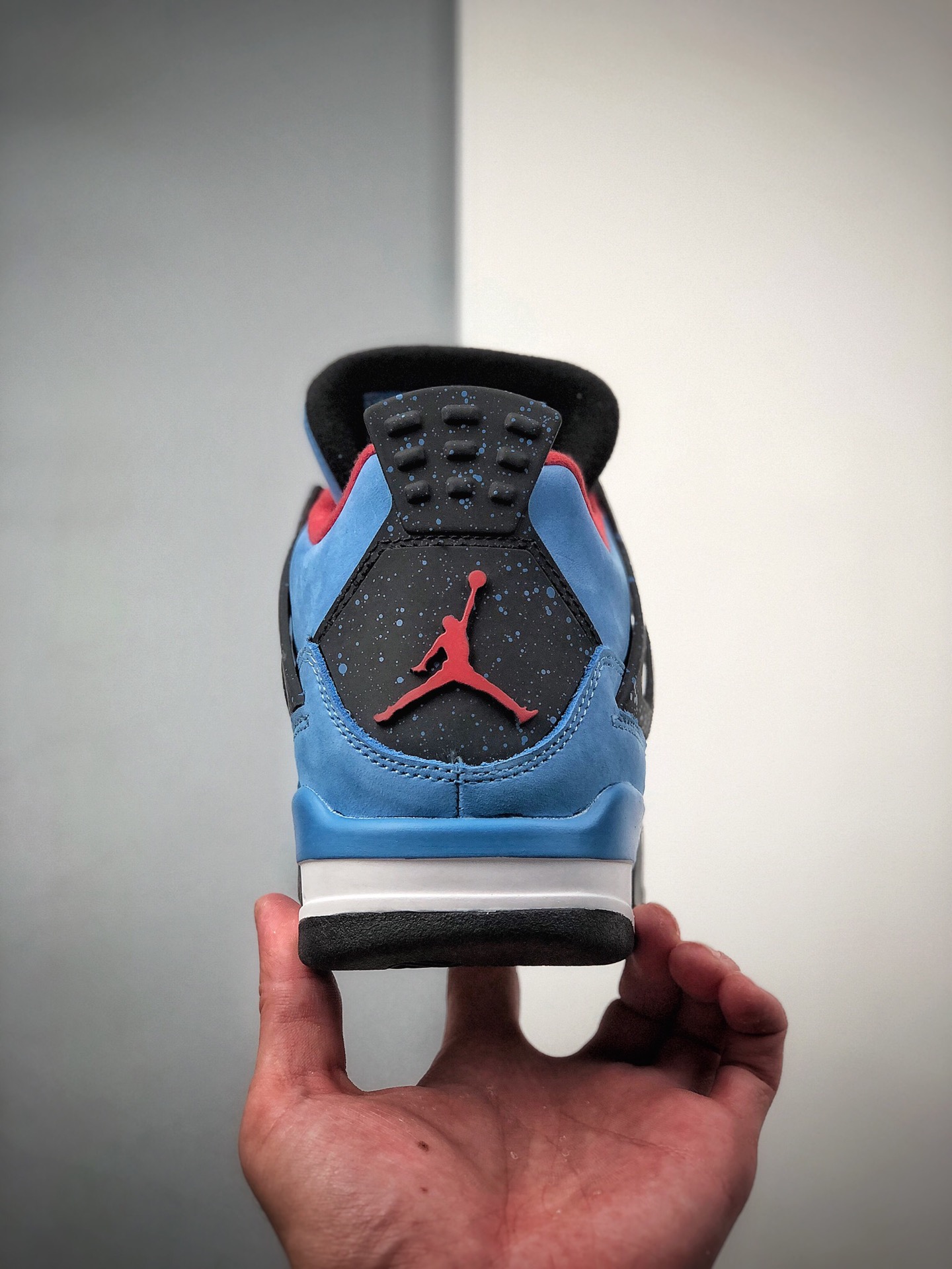 500  纯原 Air Jordan 4 x Travis scott Cactus Jack 冰蓝 308497-406