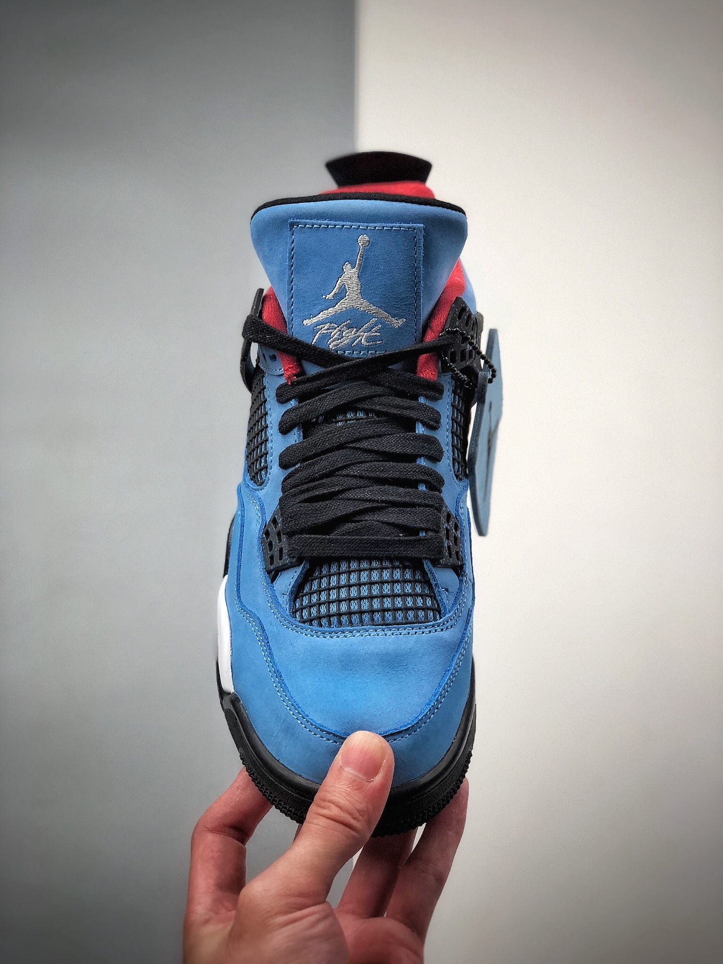500  纯原 Air Jordan 4 x Travis scott Cactus Jack 冰蓝 308497-406