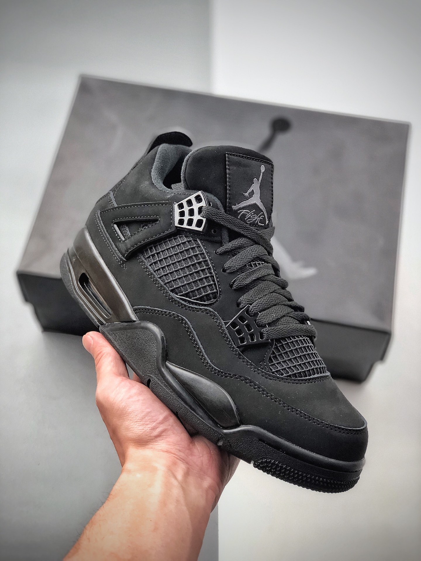 500  纯原 Nike Air Jordan 4 黑猫CU1110-010