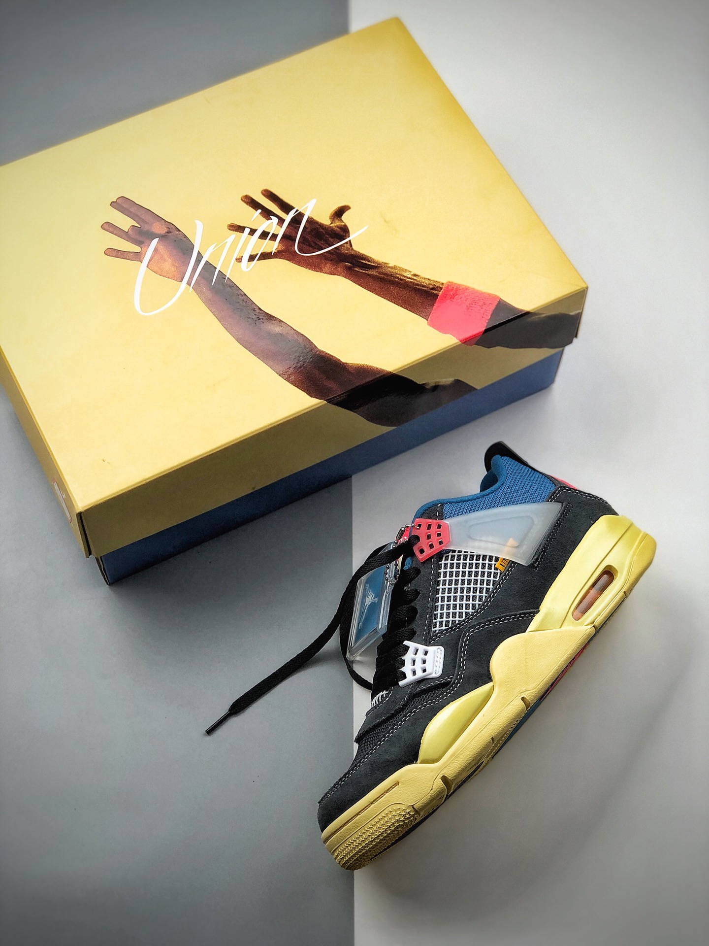 480  纯原版本（Lg）Union x Air Jordan 4 Retro SP 联盟骑士 AJ4 乔丹4代DC9533-001