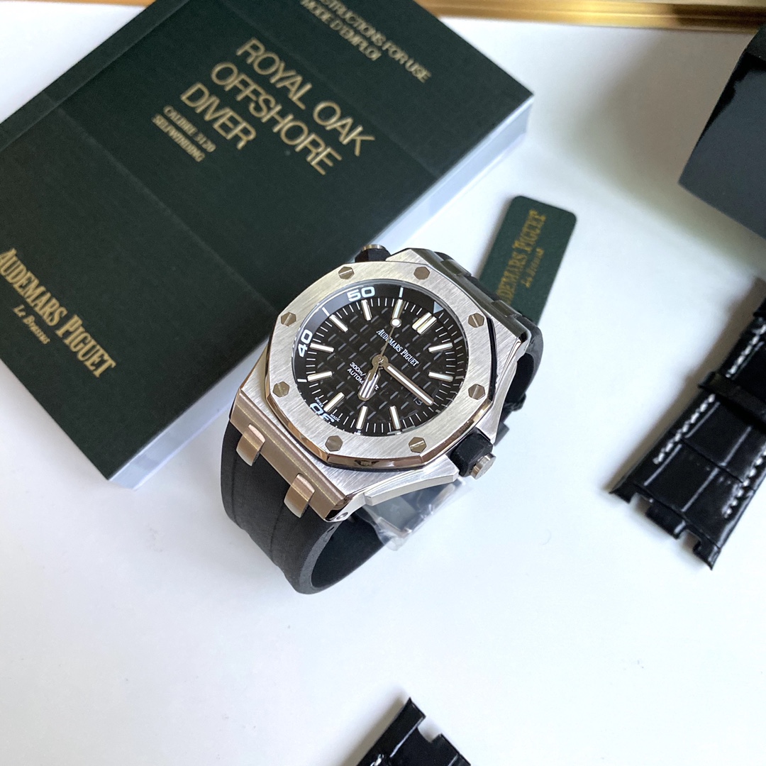 AP爱彼 皇家橡树离岸型 男士全自动机械腕表皮带,包,男,手表 4