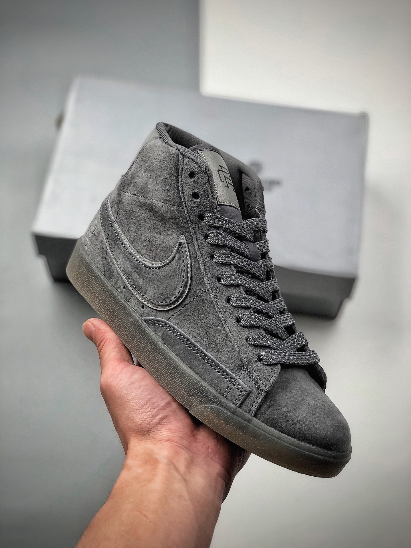 180  耐克开拓者卫冕冠军联名高帮板鞋，Nike Blazer Sb x Reigning Champ 卫冕冠军联名371761-900