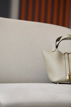 Hermes Handbags Bucket Bags Gold Hardware Cowhide
