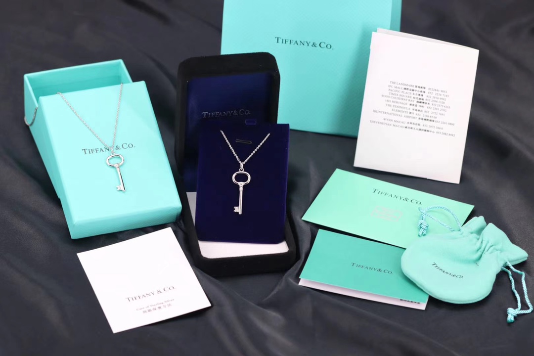 Tiffany & Co. Tiffany&Co.圆形钥匙小号钥匙项链