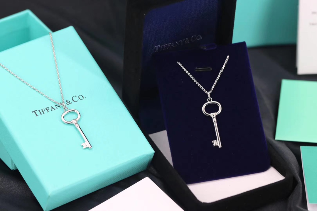 Tiffany & Co. Tiffany&Co.圆形钥匙小号钥匙项链