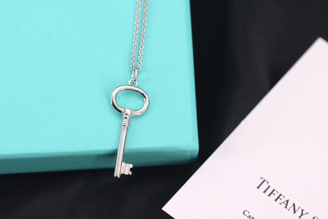 Tiffany & Co. Tiffany&Co.圆形钥匙小号钥匙项链