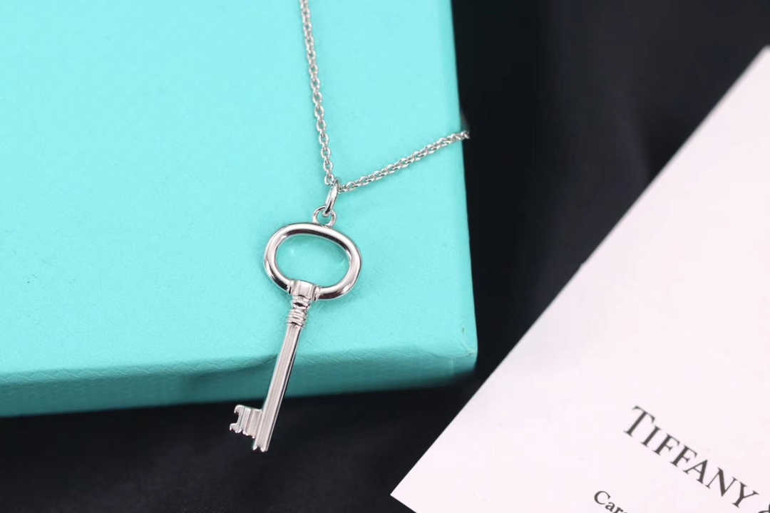 Tiffany & Co. Tiffany&Co.圆形钥匙小号钥匙项链