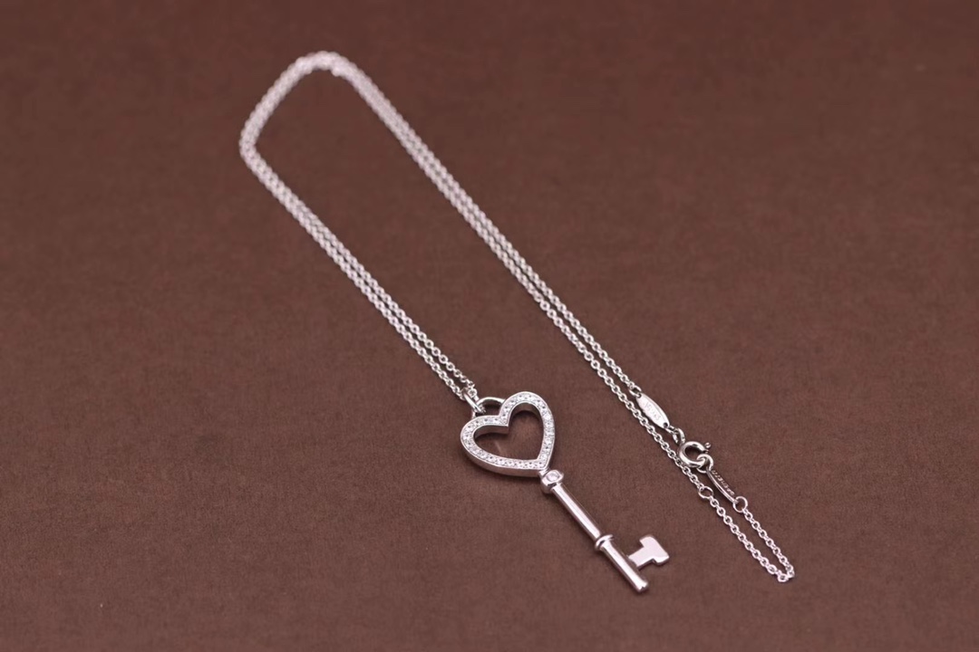 Tiffany & Co. Tiffany&Co.心形钥匙项链 纯银