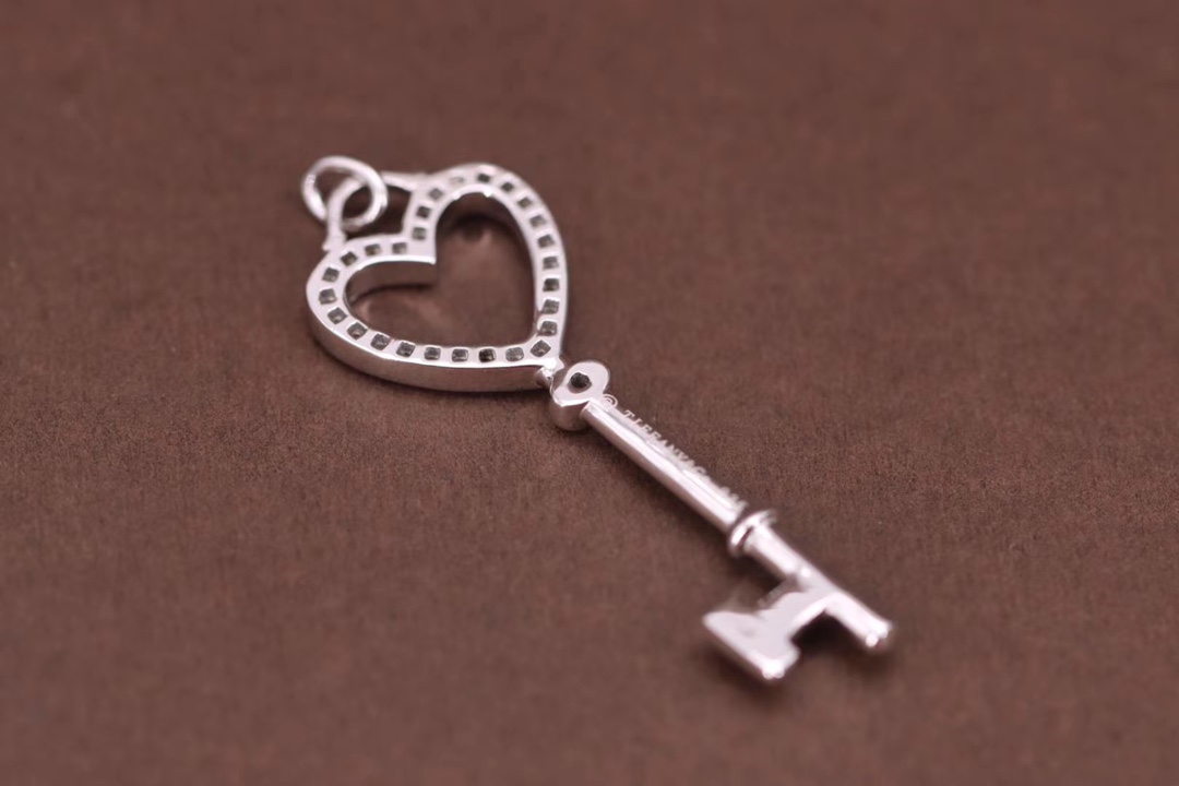 Tiffany & Co. Tiffany&Co.心形钥匙项链 纯银