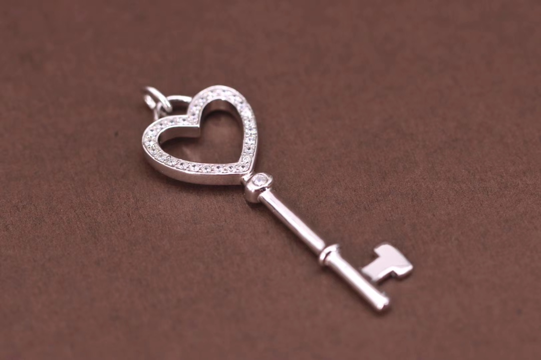 Tiffany & Co. Tiffany&Co.心形钥匙项链 纯银