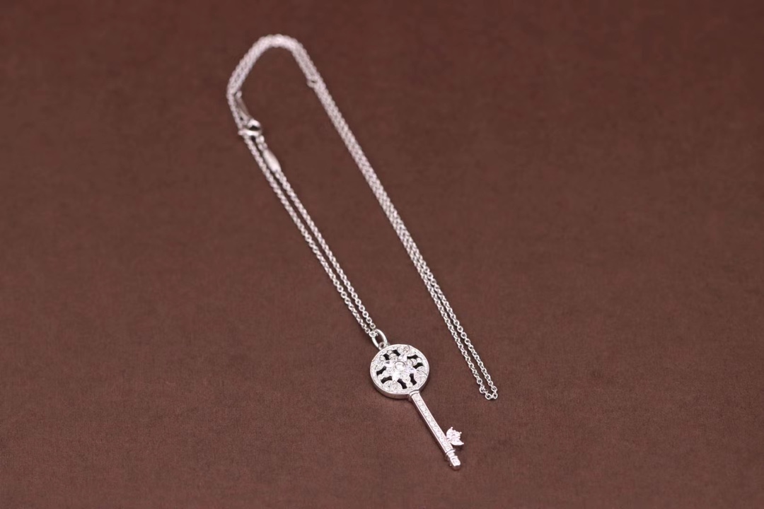 Tiffany & Co. Tiffany&Co.心形钥匙项链 纯银