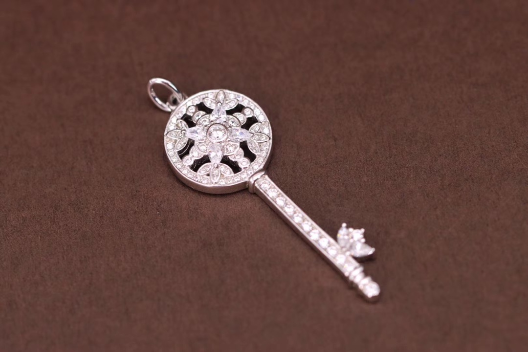 Tiffany & Co. Tiffany&Co.心形钥匙项链 纯银