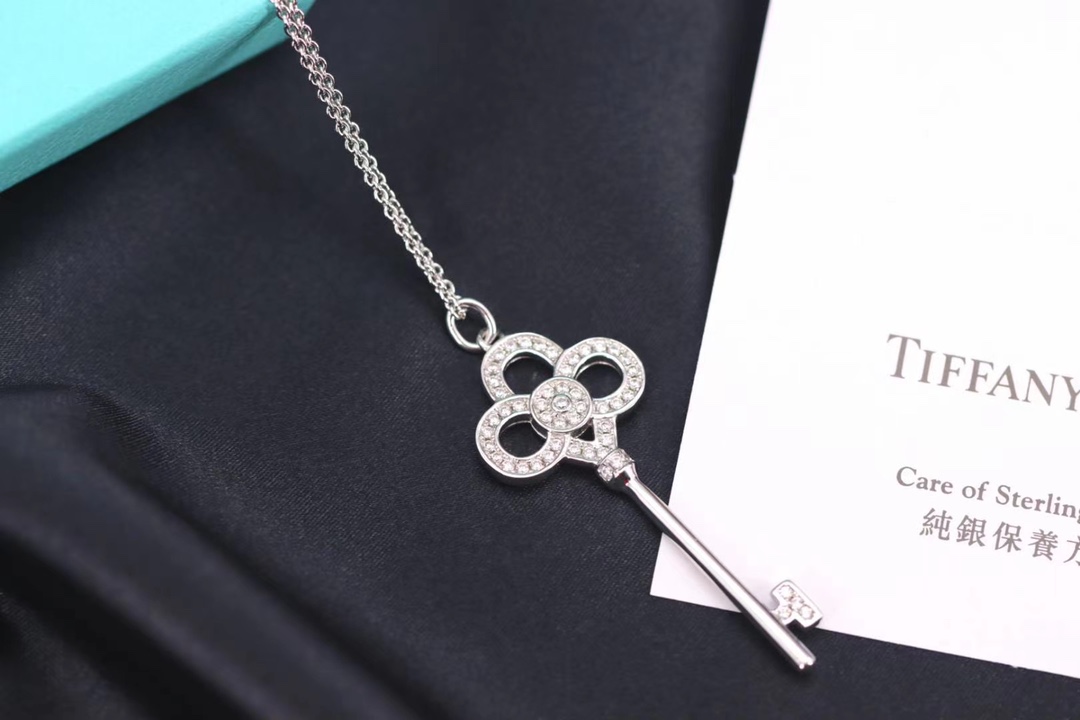 Tiffany & Co. Tiffany&Co.心冠钥匙项链 纯银